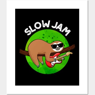 Slow Jam Funny Music Animal Pun Posters and Art